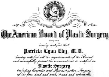 American Board Plastic Surgery on American Board Of Plastic Surgery 1998 American Board Of Plastic